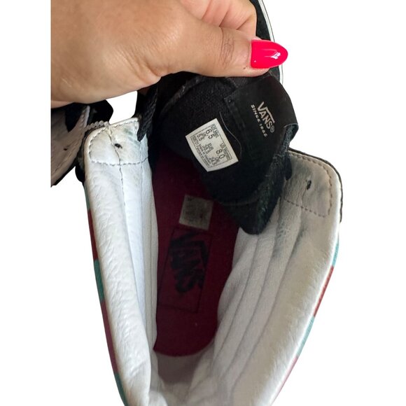 VANS Multicolor Swirl Logo Hi Top Sneakers Sz Mens 6.5 / Womens 8 - Picture 2 of 7